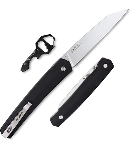 Amazon.com: RUIKE RK-P671CB P671-CB Black G10 + Carbon Fiber